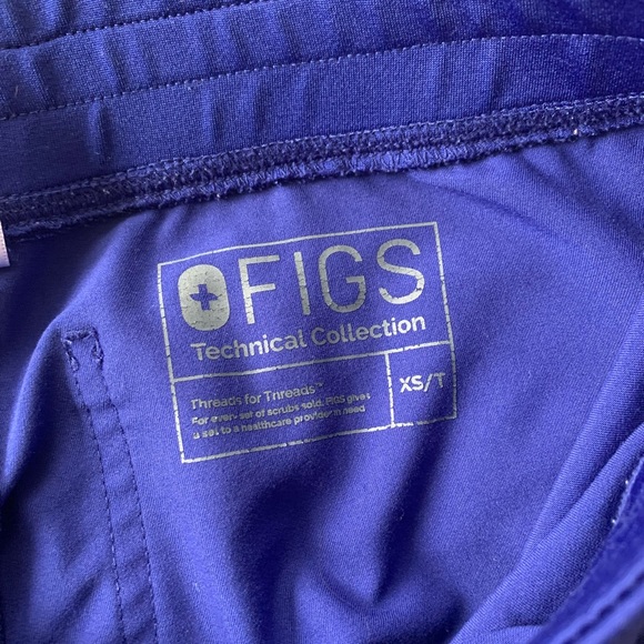 Livingston FIGS Womens Bottoms - Limited edition royal blue XS/Tall - Picture 3 of 3